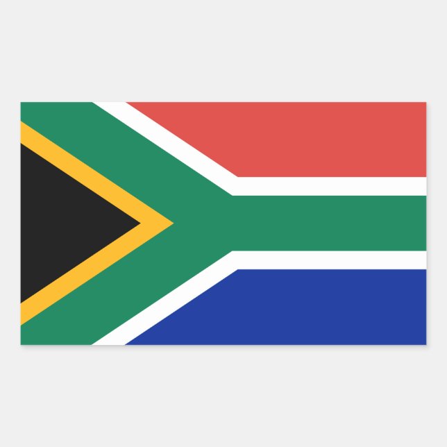 South Africa Flag Sticker (Front)