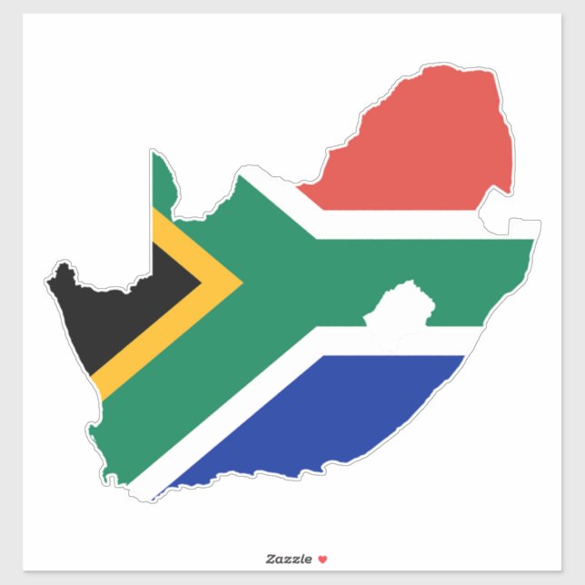 South Africa Flag Sticker XL (Sheet)