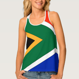 South Africa Flag Tank Top