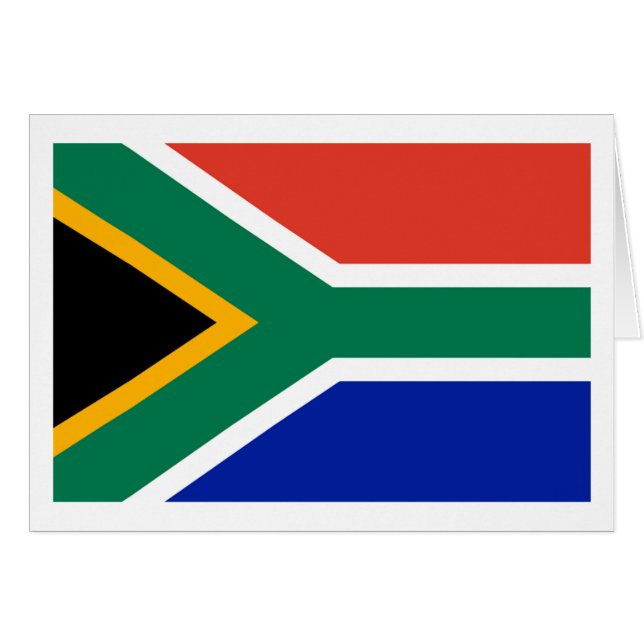 South Africa Flag The MUSEUM Zazzle Gifts Template (Front Horizontal)