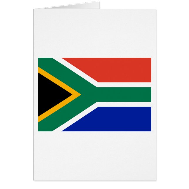 South Africa Flag The MUSEUM Zazzle Gifts Template (Front)