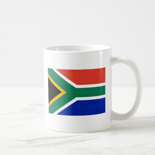 South Africa Flag The MUSEUM Zazzle Gifts Template Coffee Mug (Right)