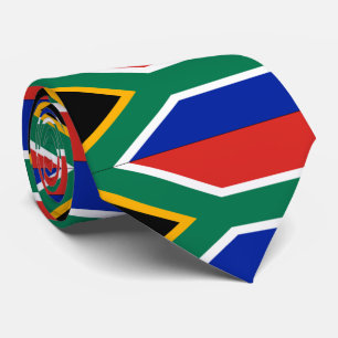 South Africa flag Tie