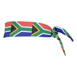 South Africa Flag Tie Headband