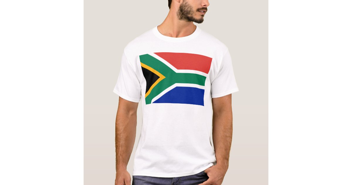 At placere Mispend Slået lastbil South Africa Flag - Vlag van Suid-Afrika T-Shirt | Zazzle