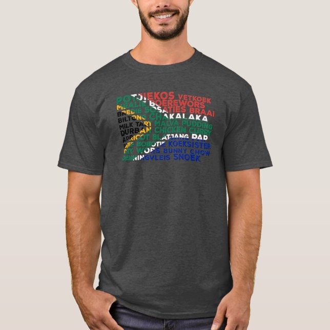 South Africa Food Flag T-Shirt (Front)