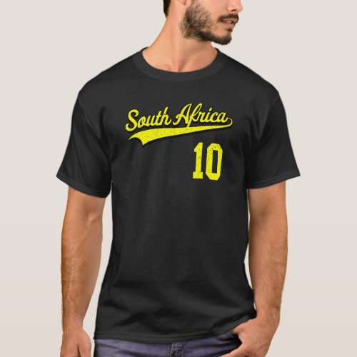 South Africa Football Soccer Jersey African Tee Ru