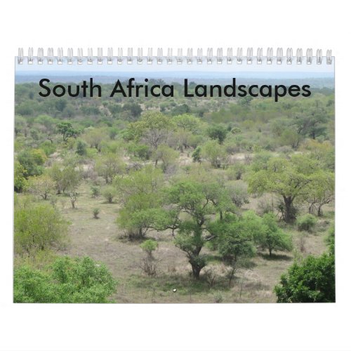 South Africa Landscapes Calendar