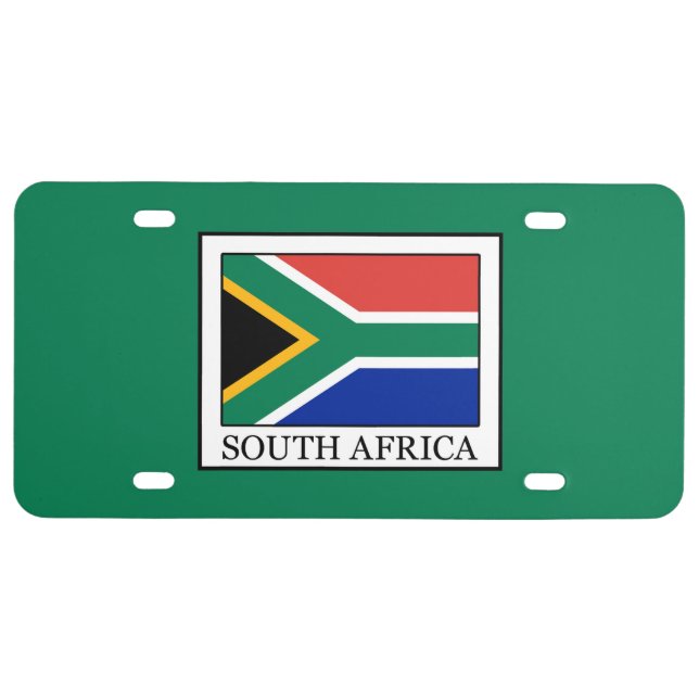 South Africa License Plate (Front)