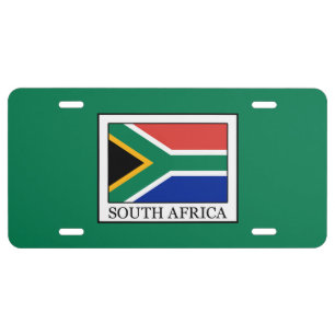 South Africa License Plate