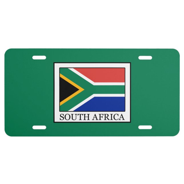 South Africa License Plate (Front)