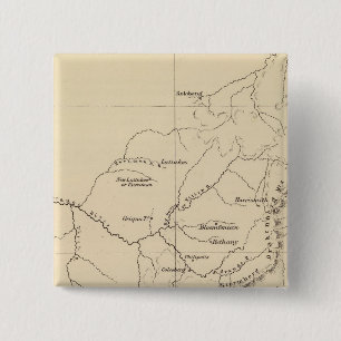 South Africa Lithographed Map Button