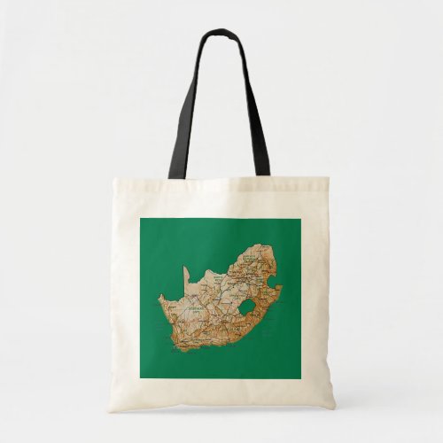 South Africa Map Bag