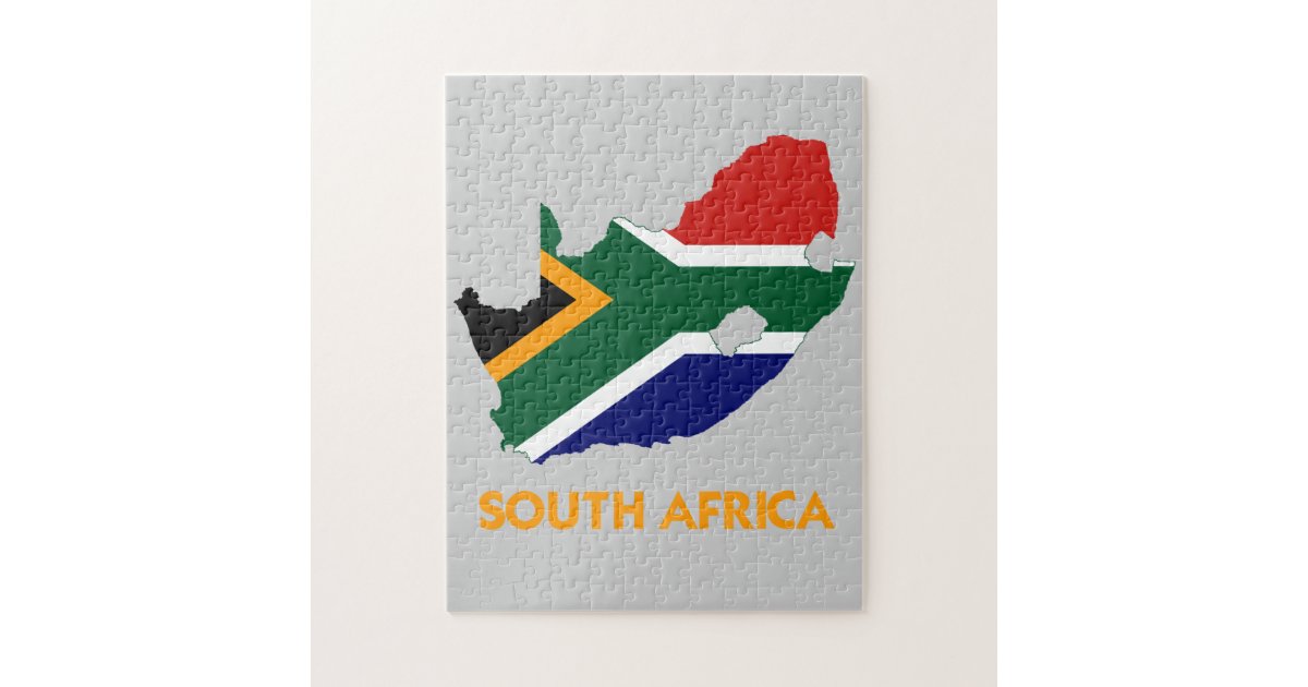 SOUTH AFRICA MAP JIGSAW PUZZLE Zazzle