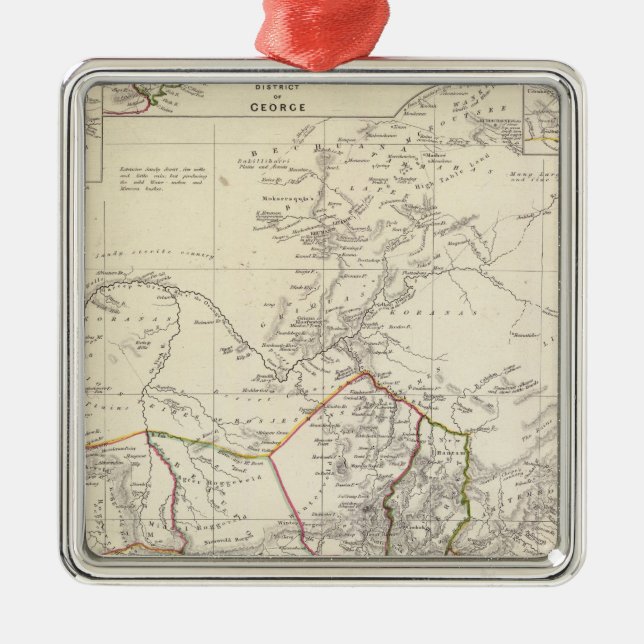 South Africa Metal Ornament (Front)