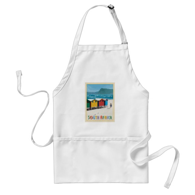 South Africa | Muizenberg Beach Adult Apron (Front)