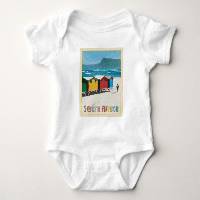 South Africa | Muizenberg Beach Baby Bodysuit (Front)