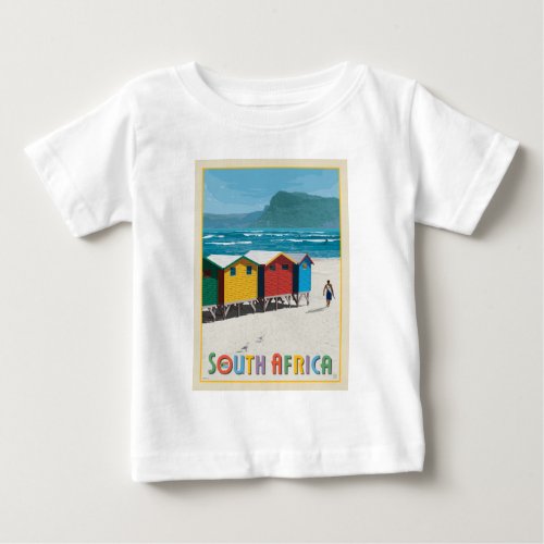 South Africa  Muizenberg Beach Baby T_Shirt