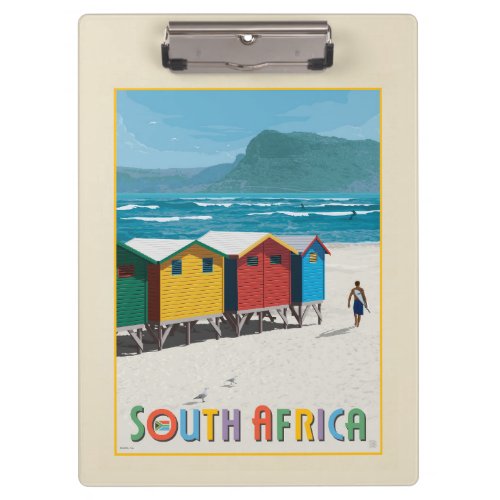 South Africa  Muizenberg Beach Clipboard