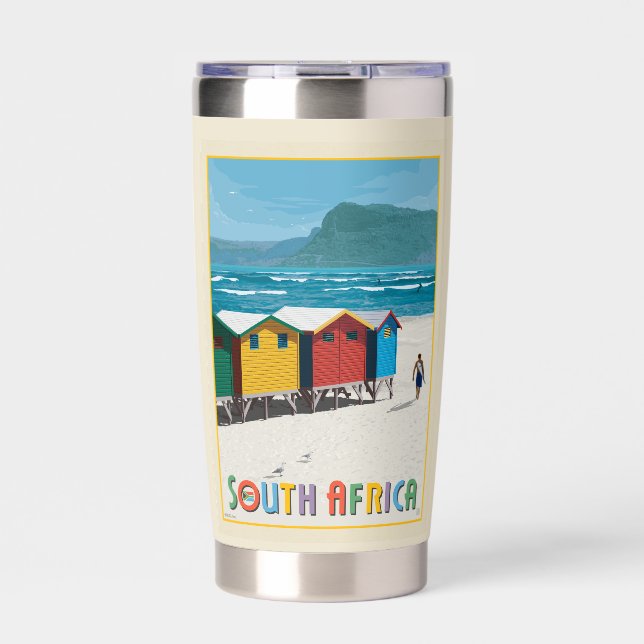 South Africa | Muizenberg Beach Insulated Tumbler (Front)