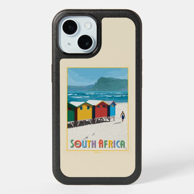 South Africa | Muizenberg Beach iPhone 15 Case (Back)