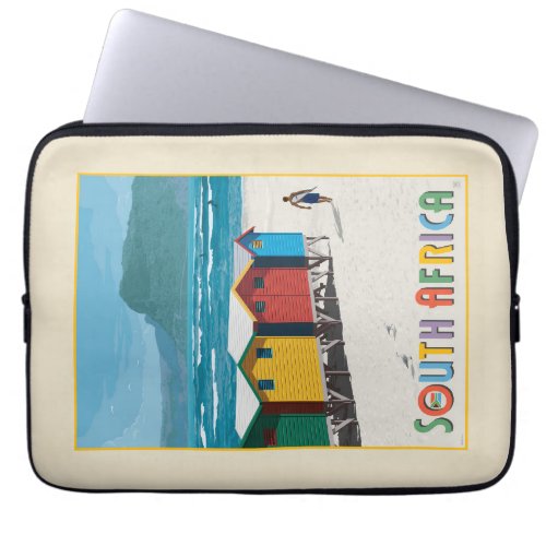 South Africa  Muizenberg Beach Laptop Sleeve