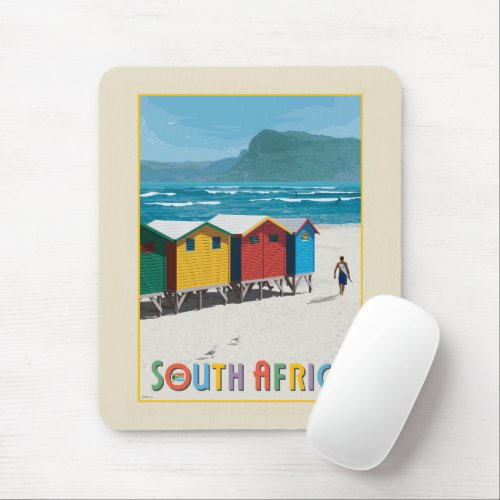 South Africa  Muizenberg Beach Mouse Pad