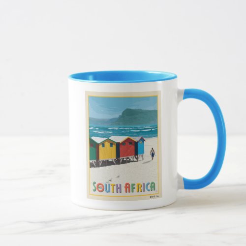 South Africa  Muizenberg Beach Mug