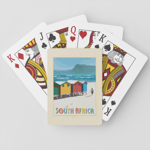 South Africa  Muizenberg Beach Poker Cards