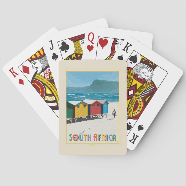 South Africa | Muizenberg Beach Poker Cards (Back)