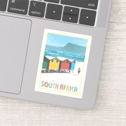 South Africa  Muizenberg Beach Sticker