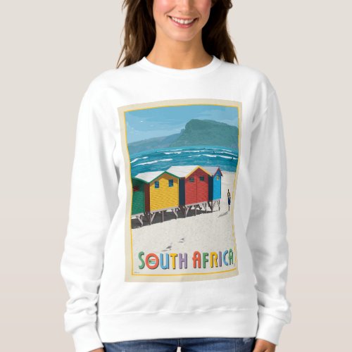 South Africa  Muizenberg Beach Sweatshirt