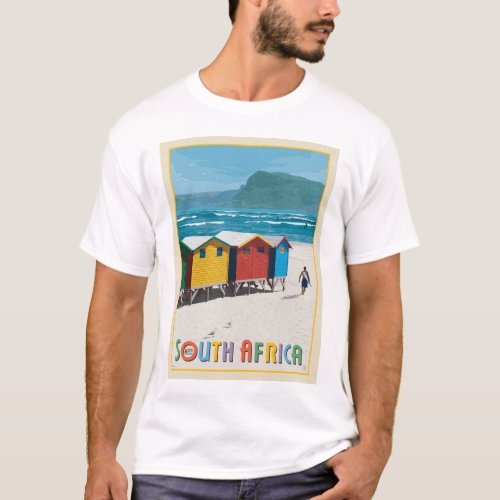 South Africa  Muizenberg Beach T_Shirt