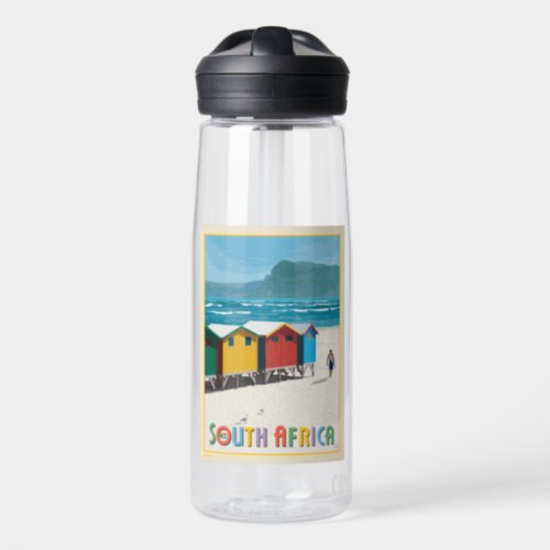 South Africa  Muizenberg Beach Water Bottle