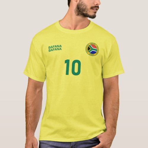 South Africa National Football Team Soccer Retro T_Shirt