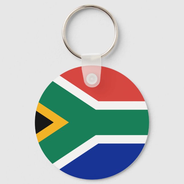 South Africa National World Flag Keychain (Front)