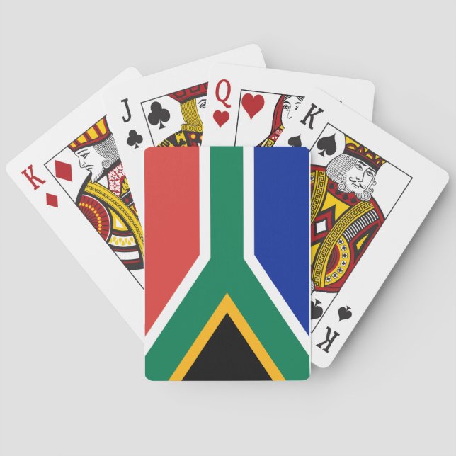 South Africa National World Flag Poker Cards (Back)