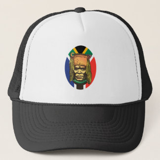 South Africa Native black man Trucker Hat