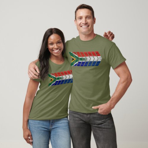 South Africa Netherlands expat chevrons flags DIS T_Shirt