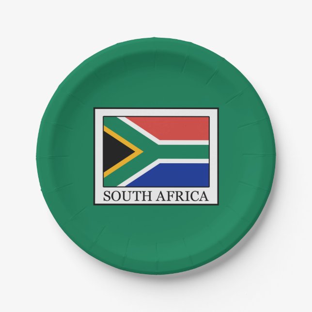 South Africa Paper Plates (Front)
