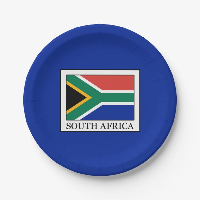 South Africa Paper Plates (Front)