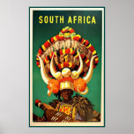 South Africa Poster at Zazzle