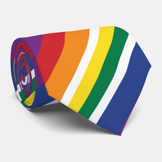 South Africa Rainbow Colors Krawatte Neck Tie (Rolled)