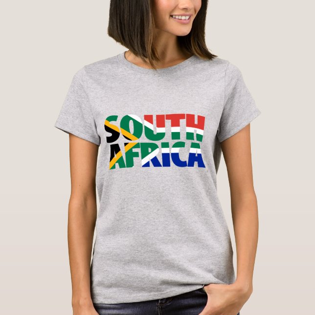 South Africa Roots South African Flag Braai T-Shirt (Front)