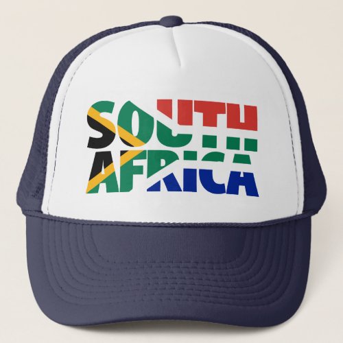 South Africa Roots South African Flag Braai Trucker Hat