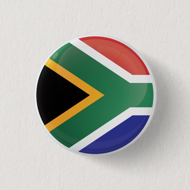 South Africa  Round Icon Flag Button (Front)