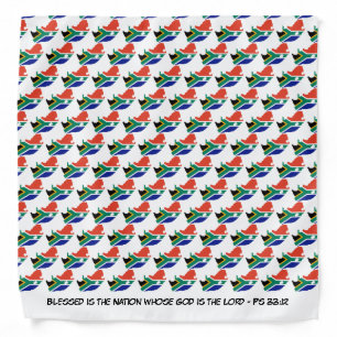 SOUTH AFRICA Scripture Cravat Neckerchief Bandana
