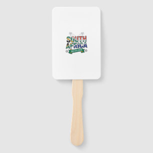 South Africa Soccer 2026 Soccer Bold Country Typog Hand Fan