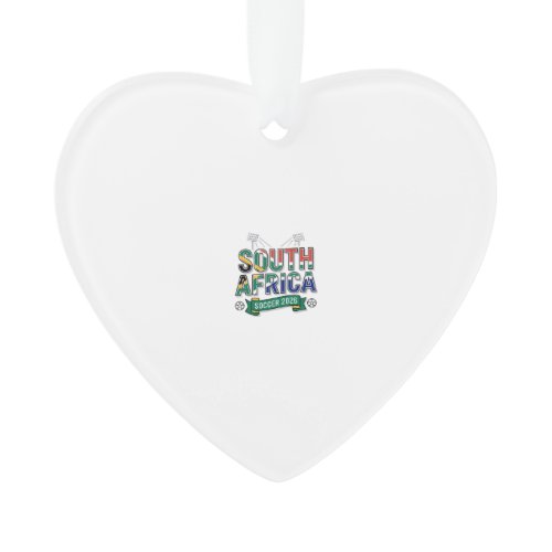 South Africa Soccer 2026 Soccer Bold Country Typog Ornament