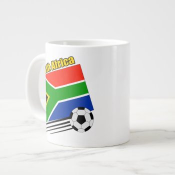 South Africa Soccer Team Large Coffee Mug by worldwidesoccer at Zazzle